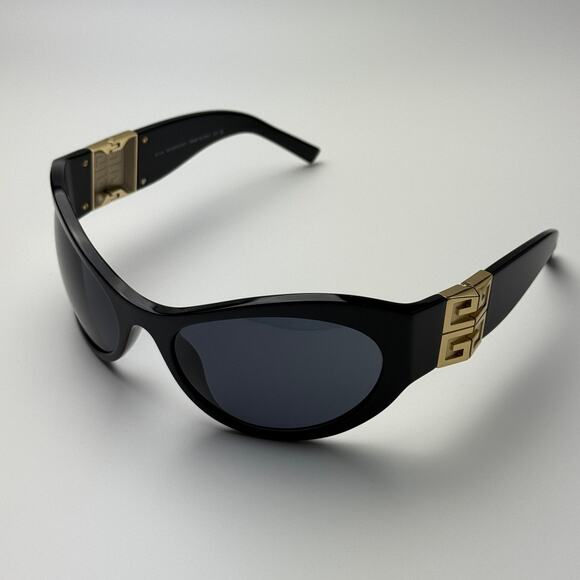 BRAND NEW Givenchy GV40073I 01A Shiny Black/Gold/Grey Unisex - Picture 5 of 13